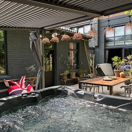 Jacuzzi Exterieur 10mn Lille Centre בית נופש *